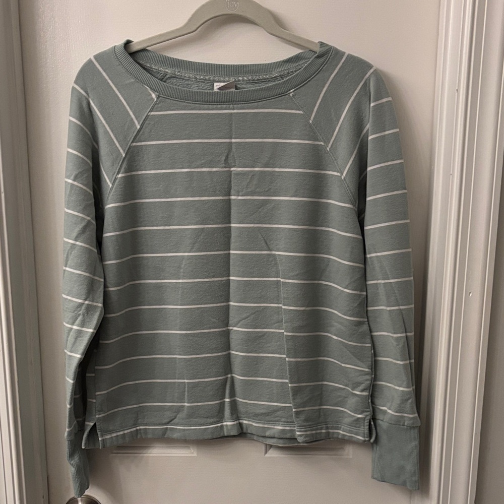 Stars Above Mint and White Soft Knit Top